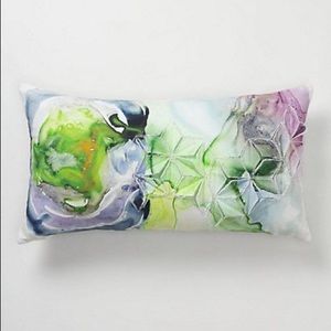 LIKE NEW Anthropologie Blurred Geology Pillow
